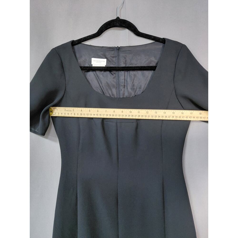Vintage Liz Claiborne Dresses Sheath Scoop Neck Dress Women Size 4 - Picture 7 of 12